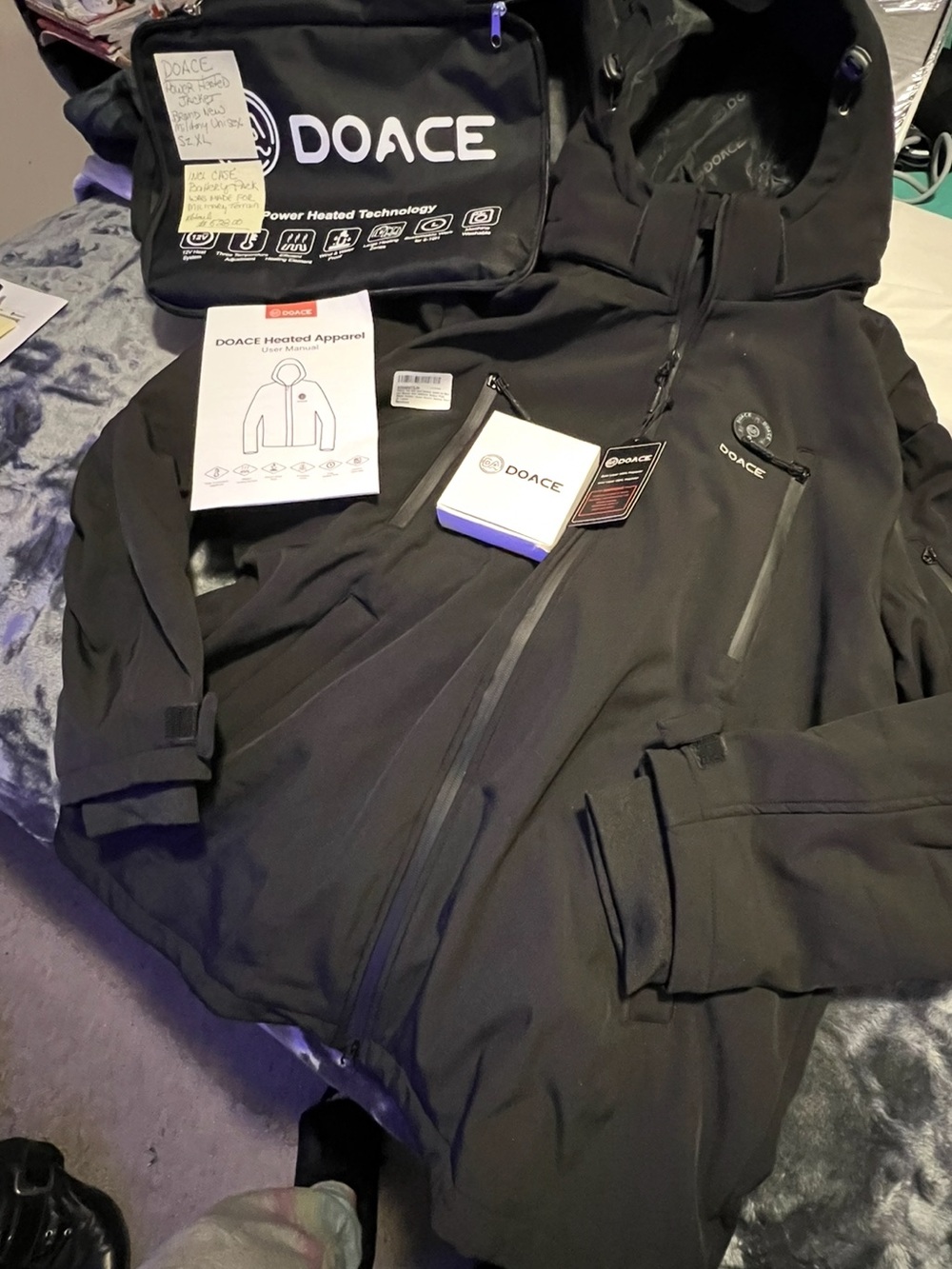 DOACE Heating Long Sleeved Jacket w/hood